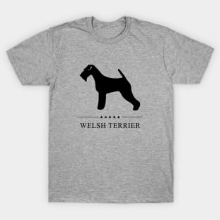 Welsh Terrier Black Silhouette T-Shirt